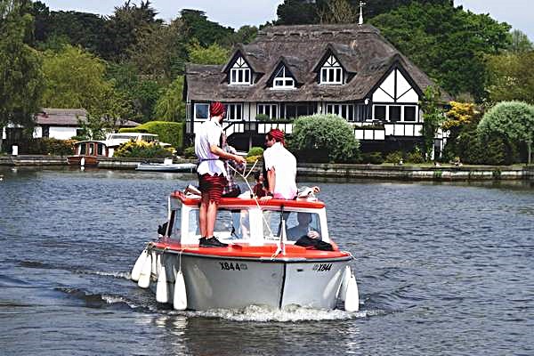 Day Boat on the River Bure