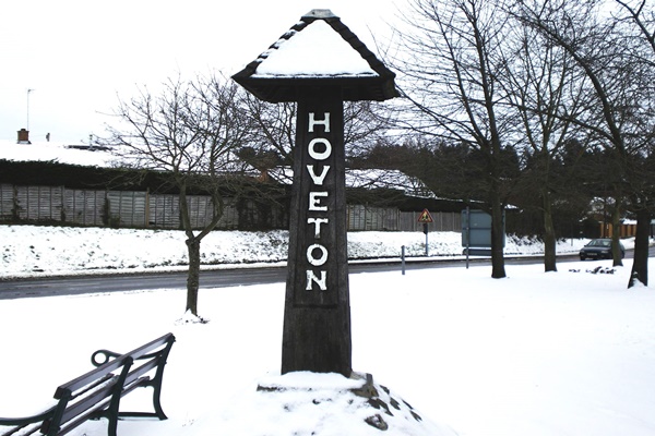 Hoveton Sign In Winter